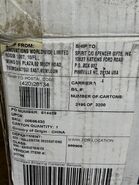 Shipping label
