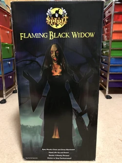 Black Widow Spirit Halloween 2022 Flaming Black Widow Spirit Halloween Wikia Fandom