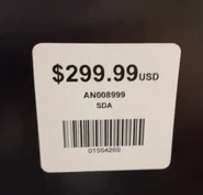 Price tag on 2022 box
