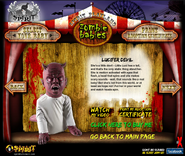 2011 Zombie Baby website page