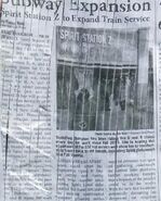 Teased on newspaper included in 2024 PR package