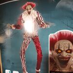 Creepy Towering Clown Spirit Halloween Wikia Fandom This creepy towering clown stepped foot out of the twisted circus, and is ready to make your halloween display extra scary! creepy towering clown spirit
