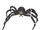 20" Black and White Spider
