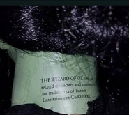 Copyright info on neck