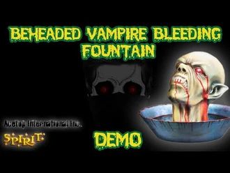 (Spirit_Halloween)_Acetop_International_Beheaded_Vampire_Bleeding_Fountain_2003_Demo