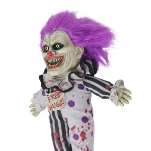 Hugz Clown Doll Spirit Halloween Wikia Fandom What do you think of this awesome animatronic pennywise, and will it haunt your dreams when you nod off to sleep tonight? hugz clown doll spirit halloween