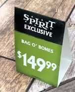 Updated price tag