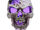 Purple LED Light Up Skull