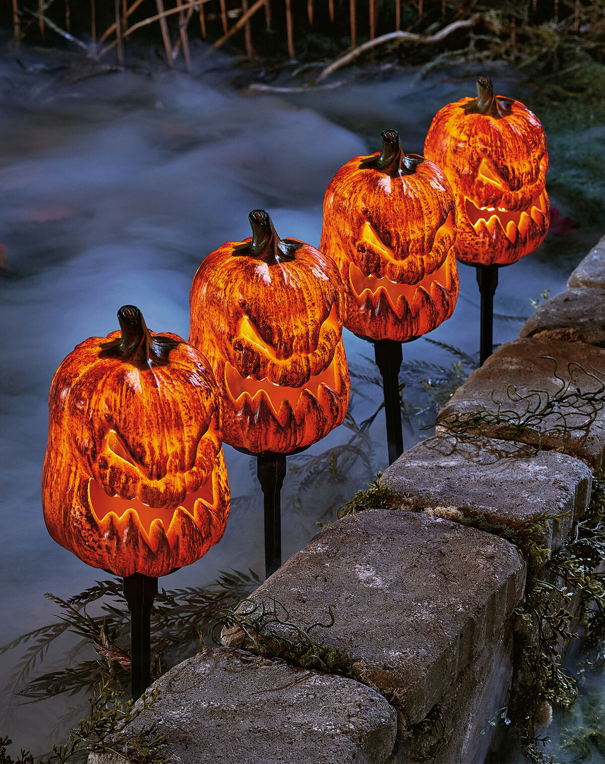 Jack-O-Lantern Pathway Markers | Spirit Halloween Wikia | Fandom