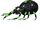 Airblown Inflatable Green Spider With Turning Head
