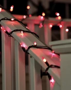 Displayed on railing