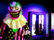 Setup in the Spirit Clown Train next to Wacky Mole Clown (2013)