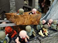 Zombie Baby wheelbarrow