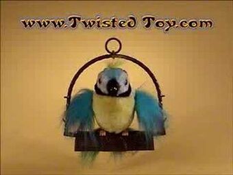 Cursing parrot toy deals