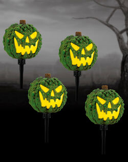 Creepy Lantern Pathway Markers - 3 Pack by Spirit Halloween 01523414
