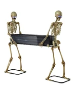 LED Skeletons Carrying Coffin