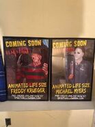 Freddy Krueger and H20 Michael Myers posters