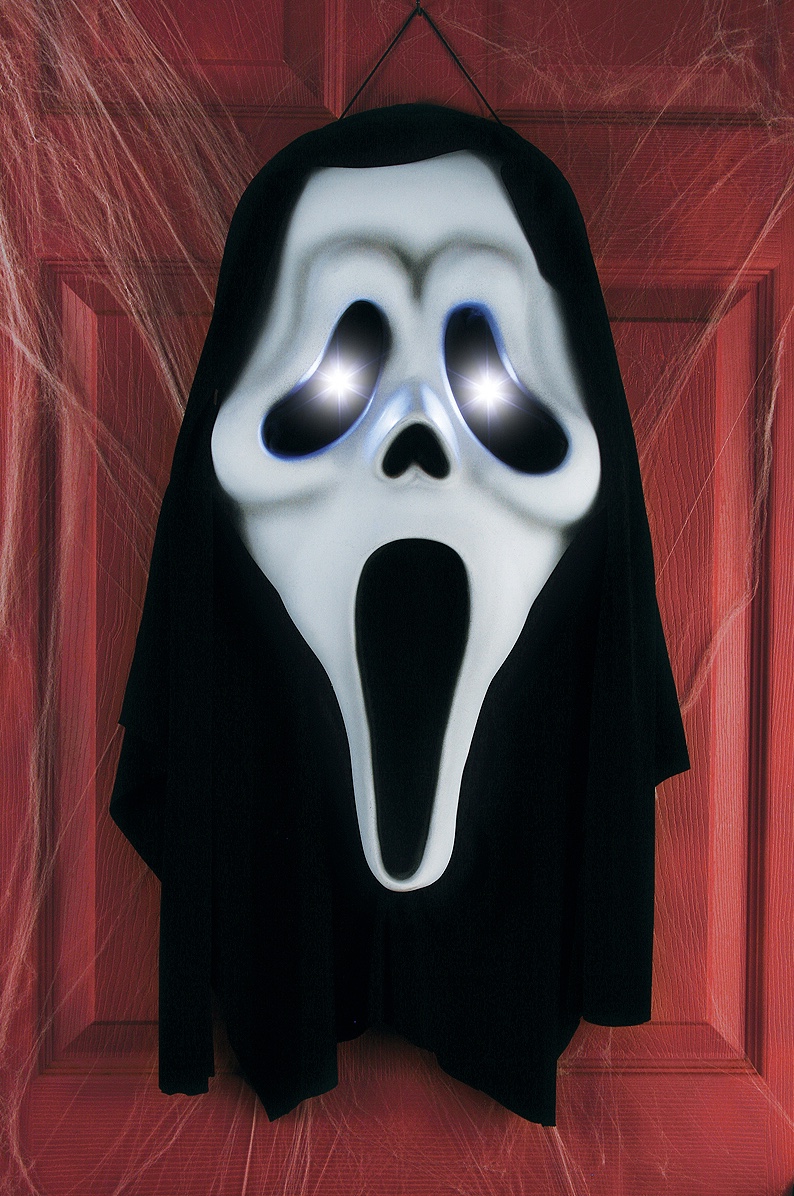 Standing 6 Foot Licensed Ghost Face Prop