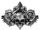 Gothic Noir Skull Wall Décor