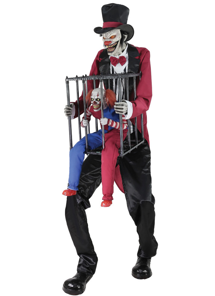 Rotten Ringmaster with Caged Clown Spirit Halloween Wikia Fandom