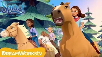 Spirit Riding Free Pony Tales Spirit Riding Free Wiki Fandom This season has lucky, spirit, and friends hunting a pie thief, dealing with a cunning cousin, questing to complete a scarecrow in an epic halloween event. spirit riding free pony tales spirit