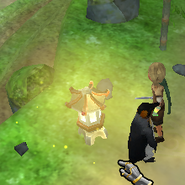 A lit Zhongese lantern in the game