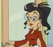 Mademoiselle Chiffre dans la série animée.