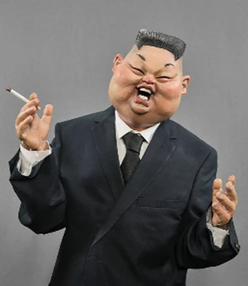 kim jong un smoking cigarette Kim Jong Un | Spitting Image Wiki