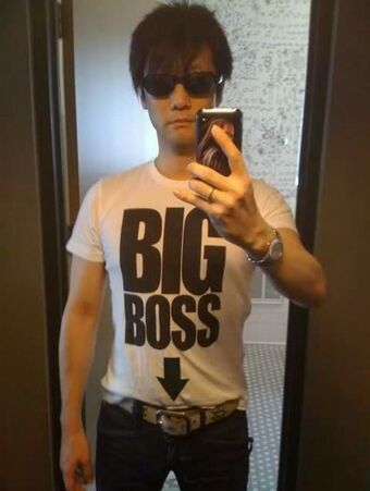 hideo kojima big boss shirt