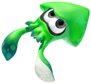 A green Inkling Squid