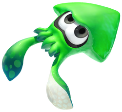 Green squid splatoon store