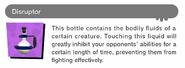 Disruptor - in-game manual's description