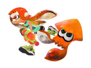 Female orange Inkling