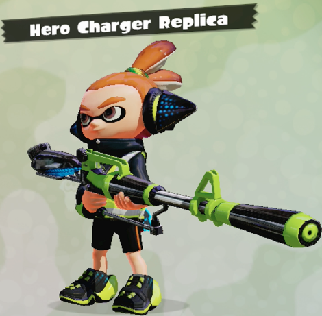 Hero Charger Replica Splatoon Wiki Fandom Hero Charger Replica Splatoon Wiki Fandom