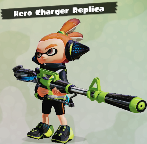 Hero Charger Replica Splatoon Wiki Fandom