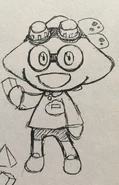 Goggles as a toddler
