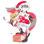 Christmas image of Callie