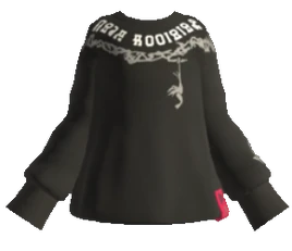 Ink-Black Tangle Top