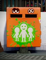 Der Miiverse-Briefkasten im Zentrum.