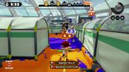 Finish point of the rival team in Splatoon