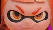 A female Inkling's face, as found in a commercial.