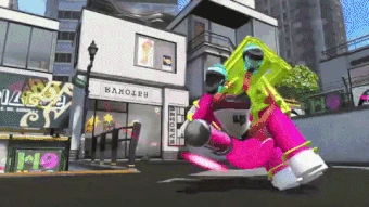 An Inkling firing Tenta Missiles