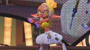 Frye performing during a Splatfest