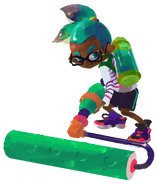 Inkling with paint roller