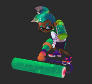 Inkling with paint roller