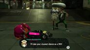 Cap'n Cuttlefish finds a sleeping Agent 8