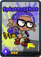 Splattershot Tableturf card Lv. 2