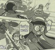 Headphones fighting Shadow Headphones