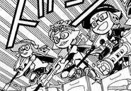 Beverage, Biscuit, and Ikan Kan with their Jet Squelchers