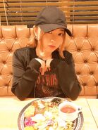 Itou eating at a restaurant.